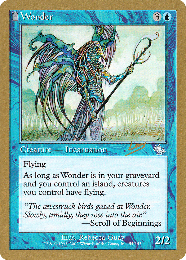 Wonder - 2002 Raphael Levy (JUD) (WCD-RL54) - World Championship Decks 2002: (tombstone)