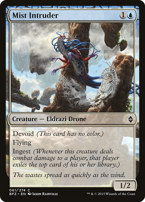 Mist Intruder (BFZ-061) - Battle for Zendikar: (devoid)