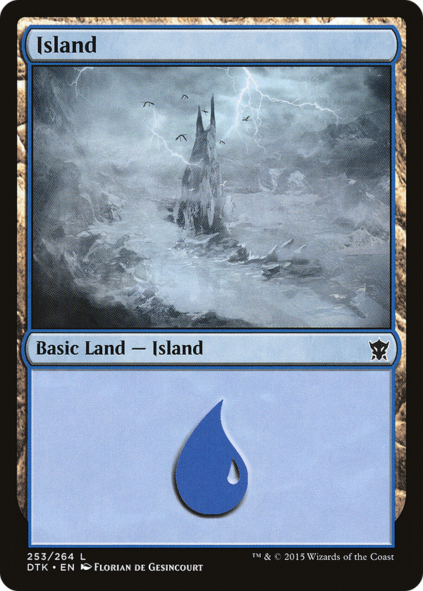 Island (253) (DTK-253) - Dragons of Tarkir