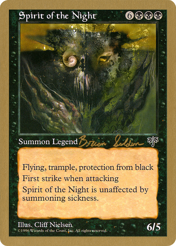 Spirit of the Night - 1998 Brian Selden (MIR) (WCD-) - World Championship Decks 1998