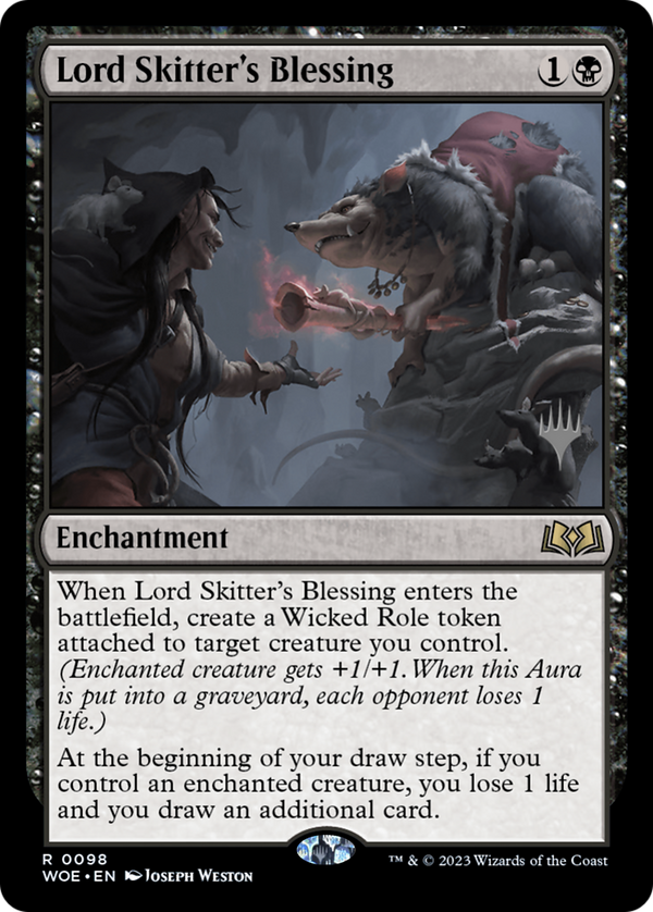 Lord Skitter's Blessing (PPWOE-098) - Wilds of Eldraine Promos