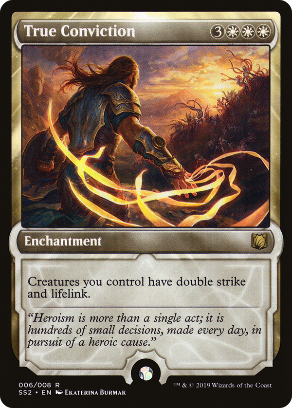 True Conviction (SS2-006) - Signature Spellbook: Gideon Foil