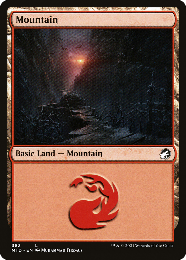 Mountain (383) (MID-383) - Innistrad: Midnight Hunt