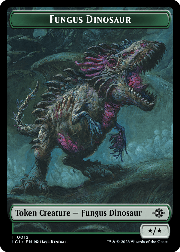 Fungus Dinosaur (TLCI-012) - The Lost Caverns of Ixalan Tokens