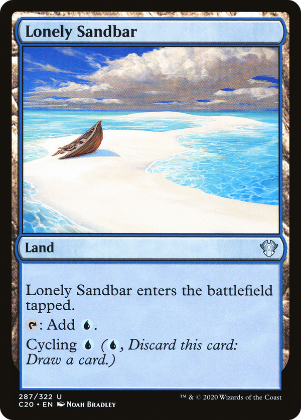Lonely Sandbar (C20-287) - Commander 2020