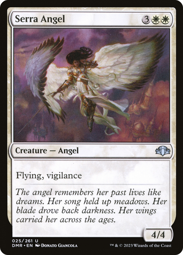 Serra Angel (DMR-025) - Dominaria Remastered