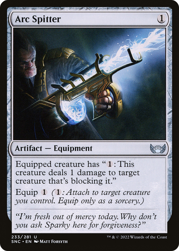 Arc Spitter (SNC-233) - Streets of New Capenna Foil
