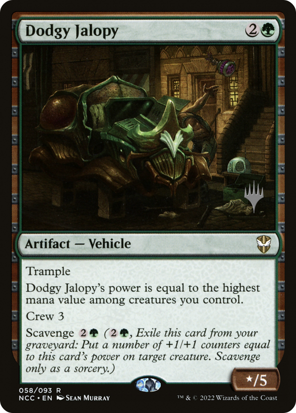 Dodgy Jalopy (PPSNC-058) - New Capenna Commander Promos Foil