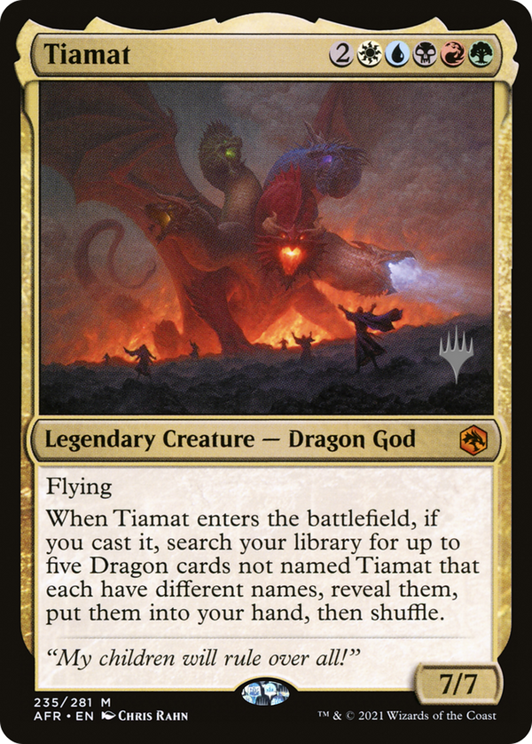 Tiamat (PPAFR-235) - Adventures in the Forgotten Realms Promos Foil