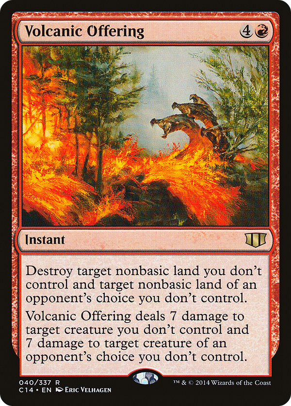 Volcanic Offering (C14-040) - Commander 2014