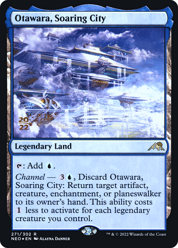 Otawara, Soaring City (PRE-271) - Kamigawa: Neon Dynasty Promos Foil