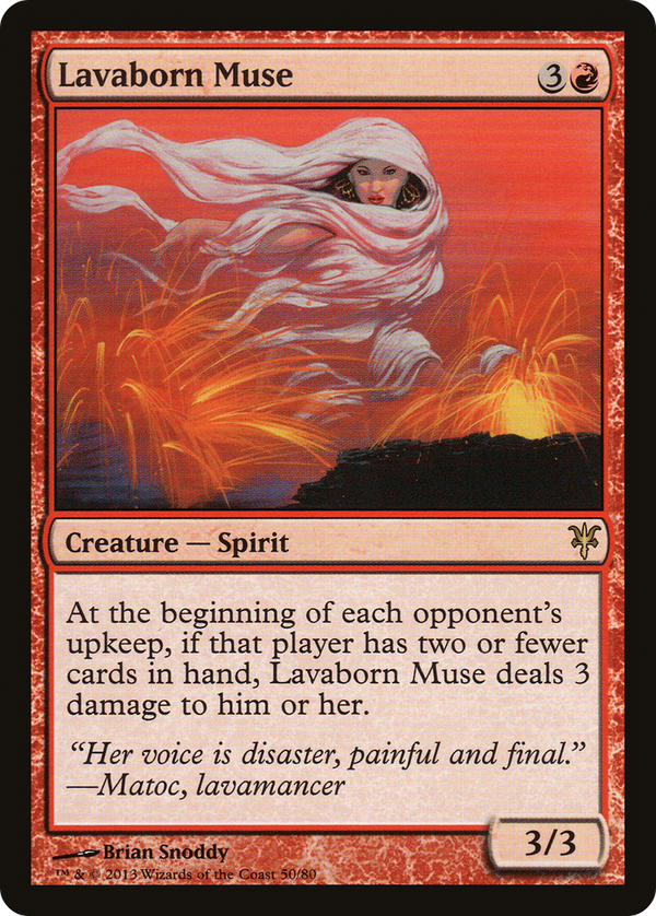 Lavaborn Muse (DDK-050) - Duel Decks: Sorin vs. Tibalt