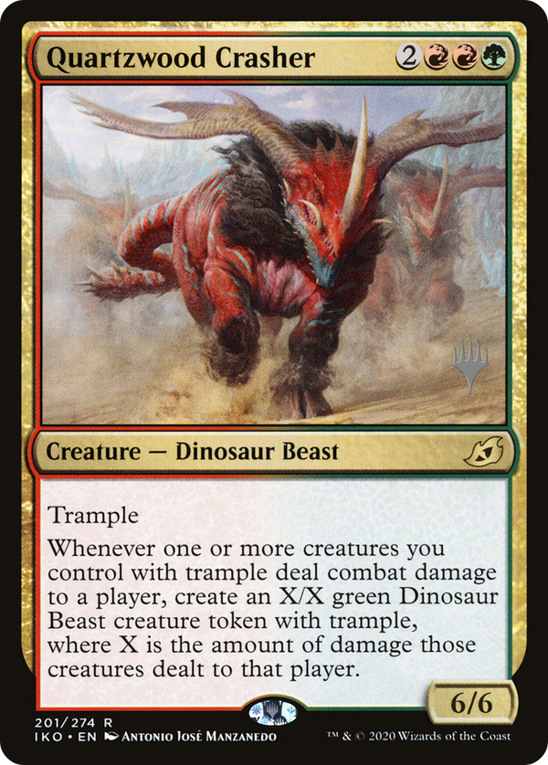 Quartzwood Crasher (PPIKO-201) - Ikoria: Lair of Behemoths Promos