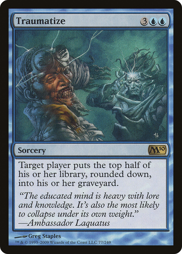 Traumatize (M10-077) - Magic 2010 Foil