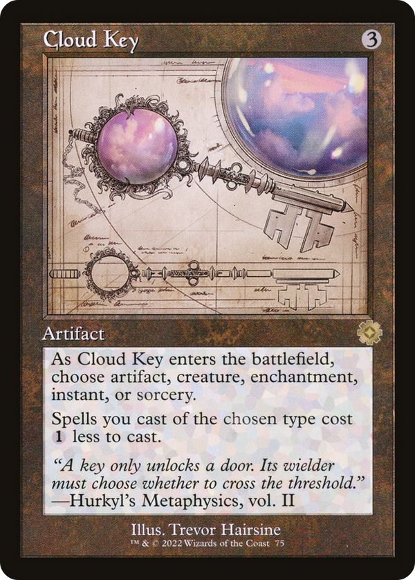 Cloud Key (Schematic) (BRR-075) - The Brothers' War Retro Artifacts