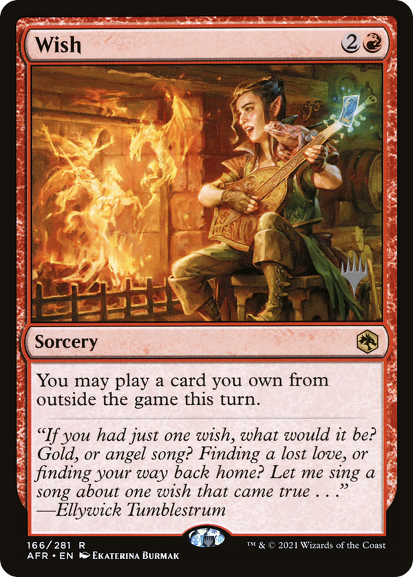 Wish (PPAFR-166) - Adventures in the Forgotten Realms Promos Foil