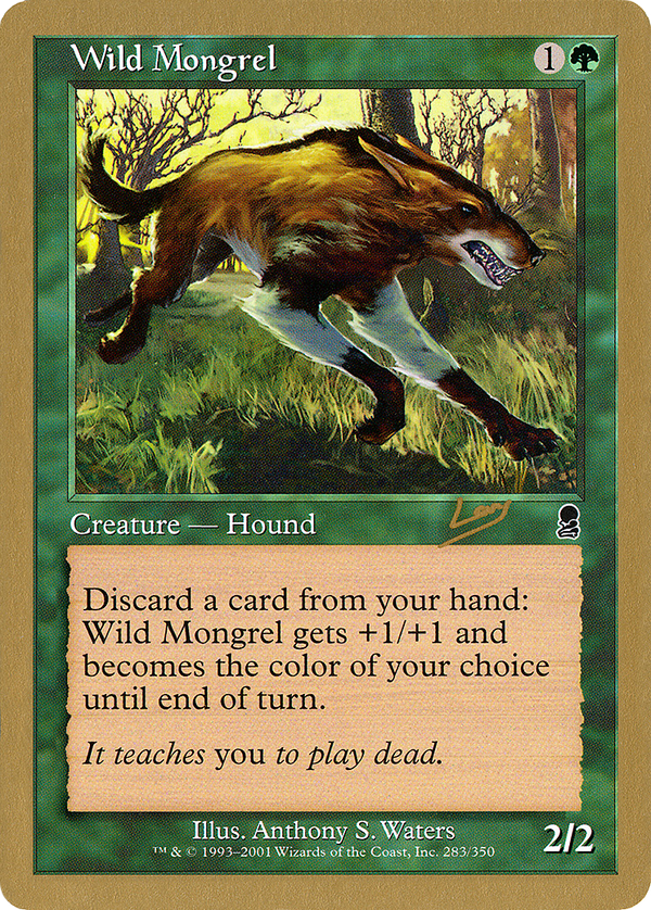 Wild Mongrel - 2002 Raphael Levy (ODY) (WCD-RL283) - World Championship Decks 2002