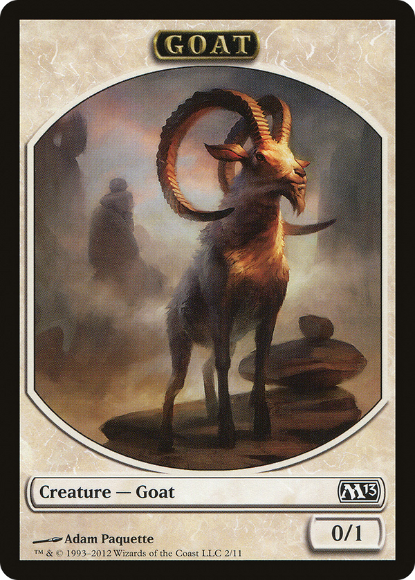 Goat Token (M13-002) - Magic 2013 Tokens