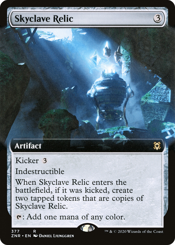 Skyclave Relic (Extended Art) (ZNR-377) - Zendikar Rising: (Extended Art) Foil