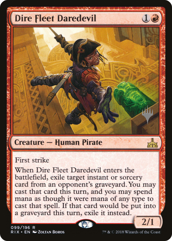 Dire Fleet Daredevil (PPM20-099) - Rivals of Ixalan Promos Foil