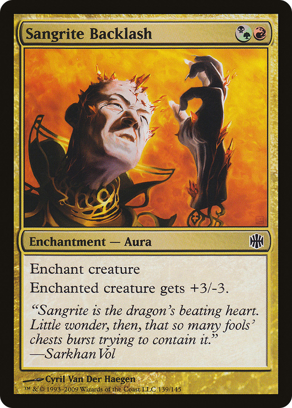 Sangrite Backlash (ARB-139) - Alara Reborn Foil