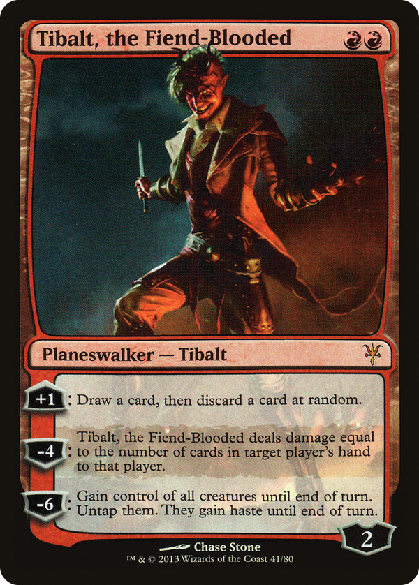 Tibalt, the Fiend-Blooded (DDK-041) - Duel Decks: Sorin vs. Tibalt Foil