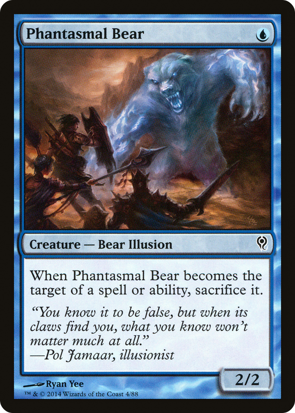 Phantasmal Bear (DDM-004) - Duel Decks: Jace vs. Vraska