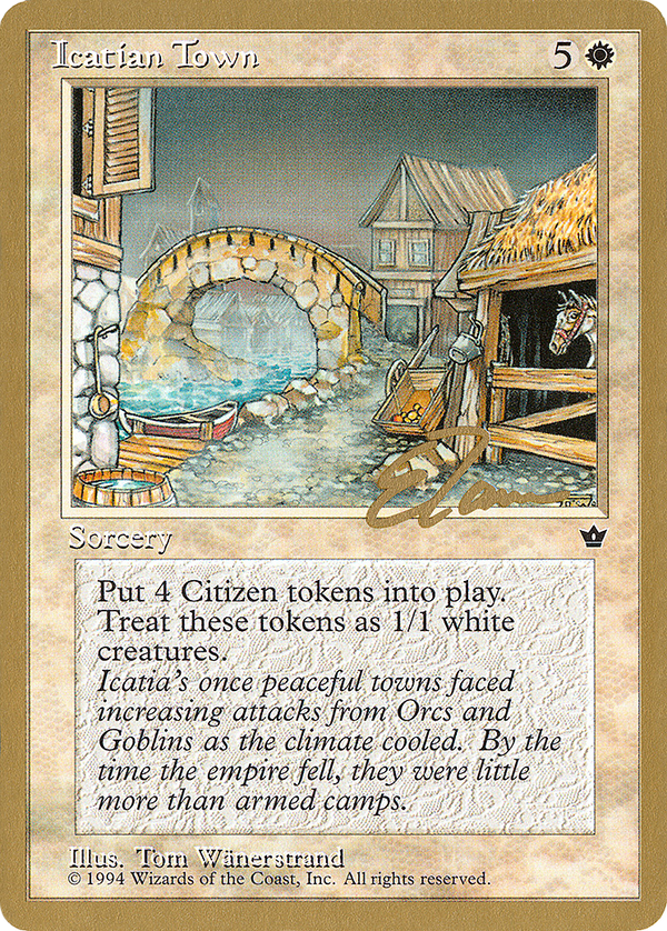 Icatian Town - 1996 Eric Tam (FEM) (WCD-) - Pro Tour Collector Set