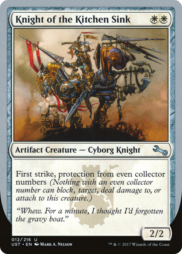 Knight of the Kitchen Sink (B) (UST-12B) - Unstable