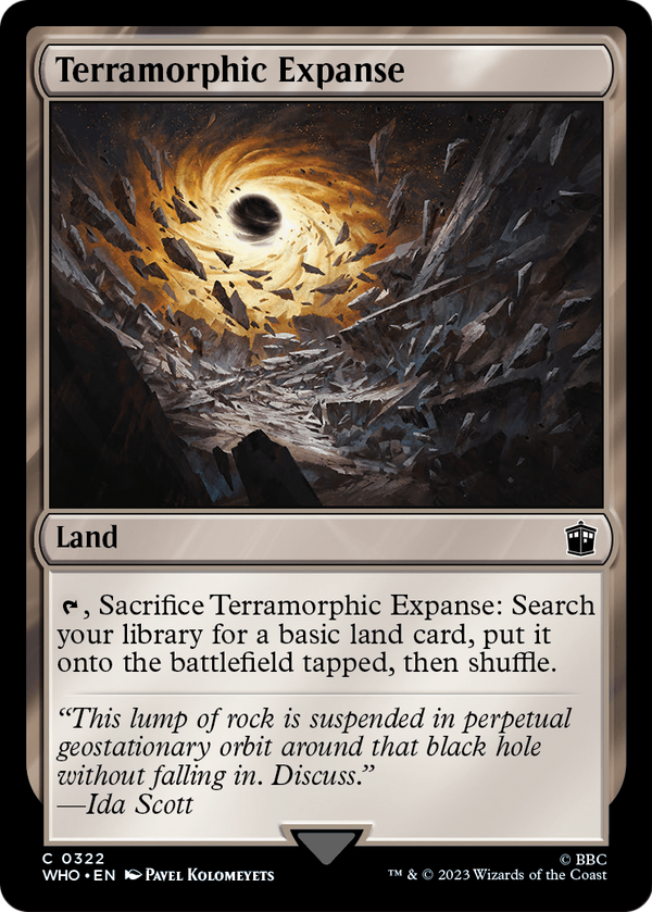 Terramorphic Expanse (WHO-322) - Doctor Who Foil
