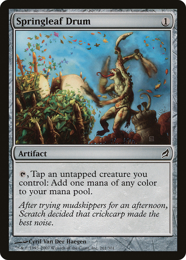 Springleaf Drum (LRW-261) - Lorwyn Foil