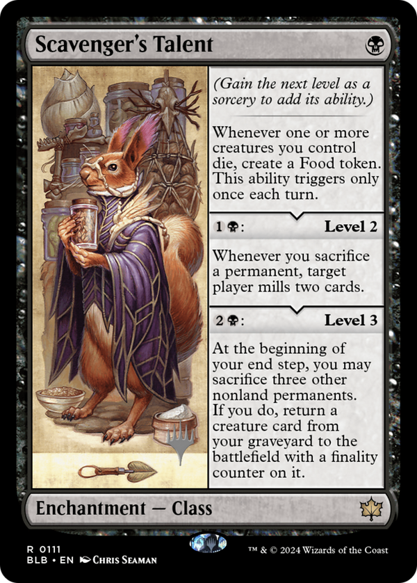 Scavenger's Talent (PPBLB-111) - Bloomburrow Promos Foil