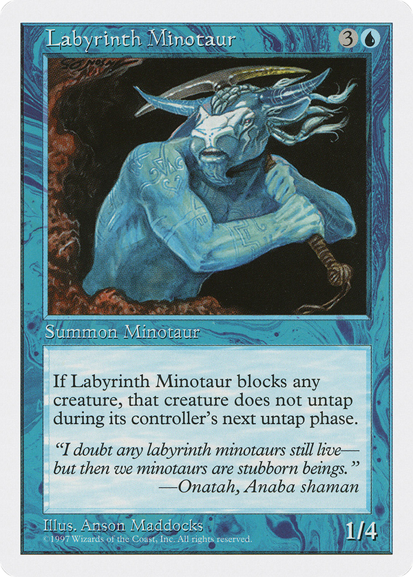 Labyrinth Minotaur (5ED-) - Fifth Edition