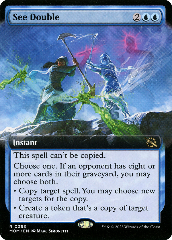 See Double (Extended Art) (MOM-353) - March of the Machine: (Extended Art) Foil