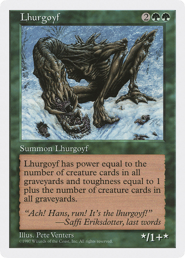 Lhurgoyf (5ED-) - Fifth Edition