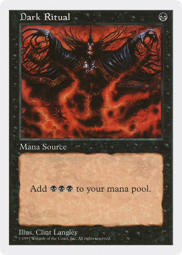 Dark Ritual (5ED-) - Fifth Edition