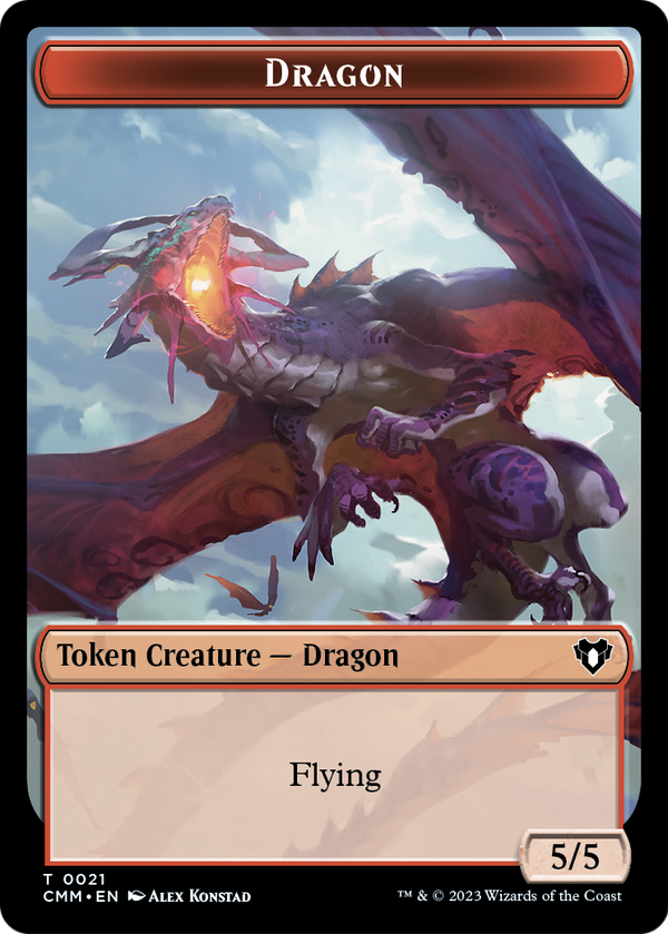 Dragon (TCMM-021) - Commander Masters Tokens Foil
