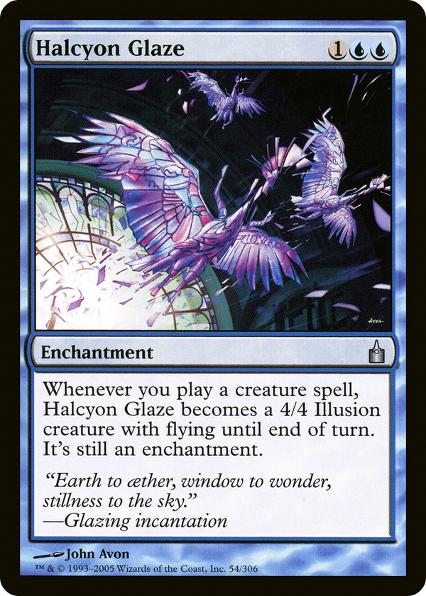 Halcyon Glaze (RAV-054) - Ravnica: City of Guilds