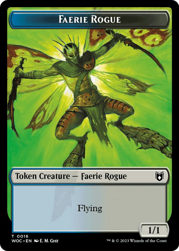 Faerie Rogue (TWOC-016) - Wilds of Eldraine Commander Tokens