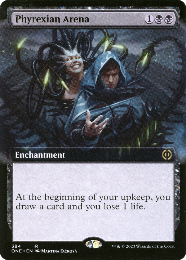 Phyrexian Arena (Extended Art) (ONE-384) - Phyrexia: All Will Be One: (Extended Art) Foil