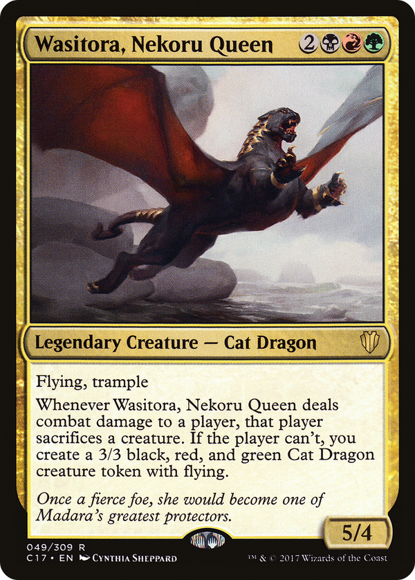 Wasitora, Nekoru Queen (C17-049) - Commander 2017