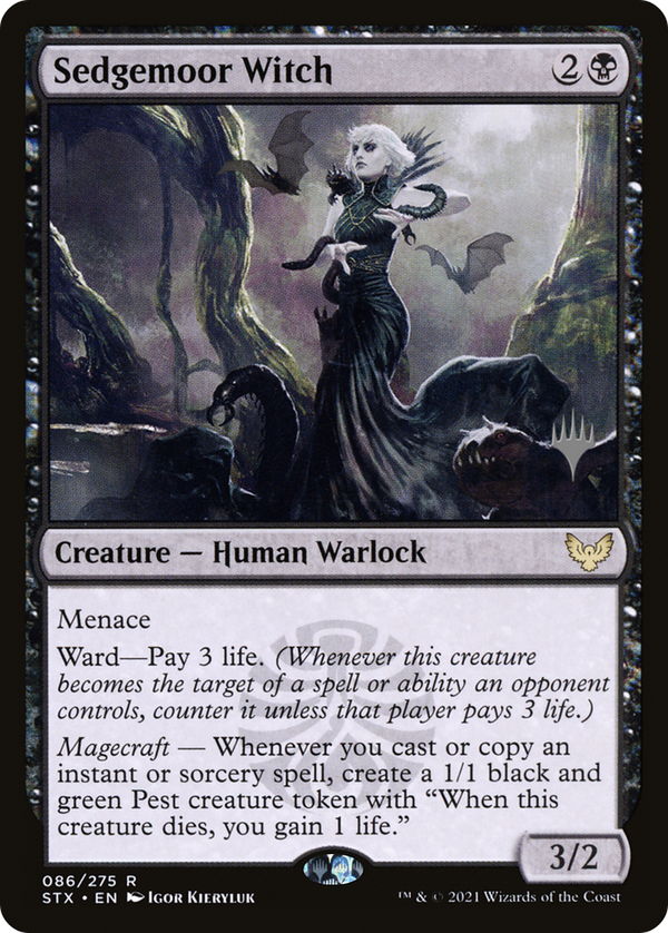 Sedgemoor Witch (PPSTX-086) - Strixhaven: School of Mages Promos Foil