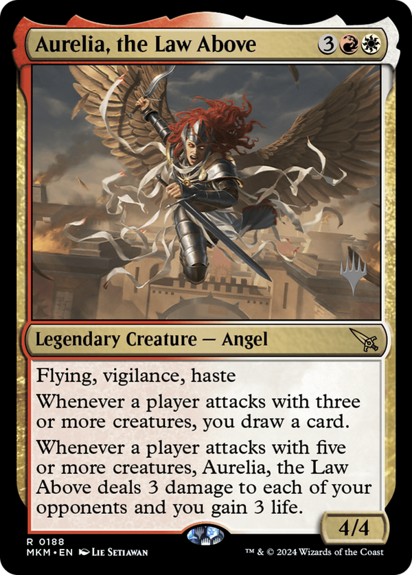 Aurelia, the Law Above (PPMKM-188) - Murders at Karlov Manor Promos Foil
