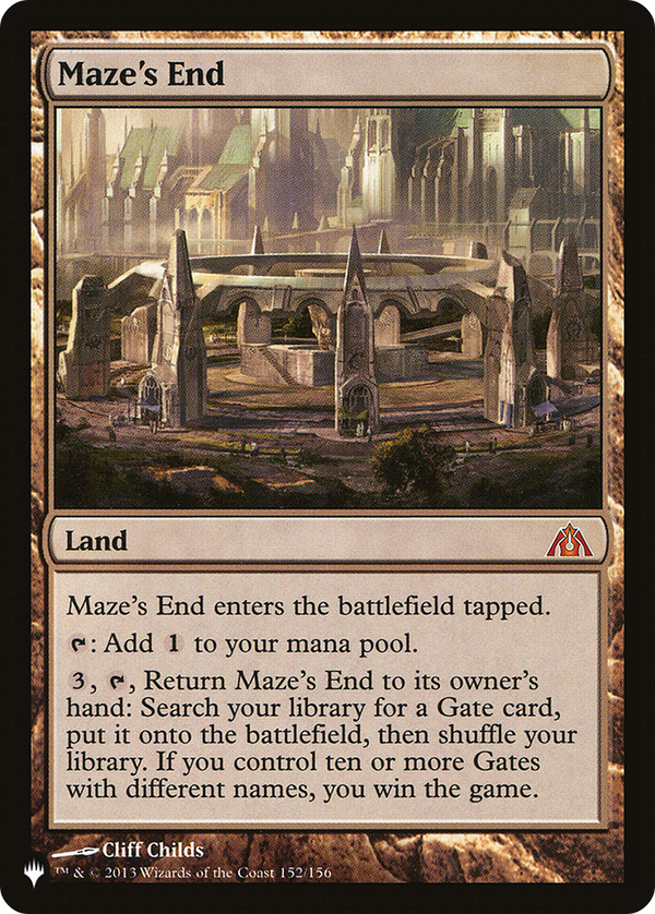 Maze's End (LIST-DGM-152) - The List