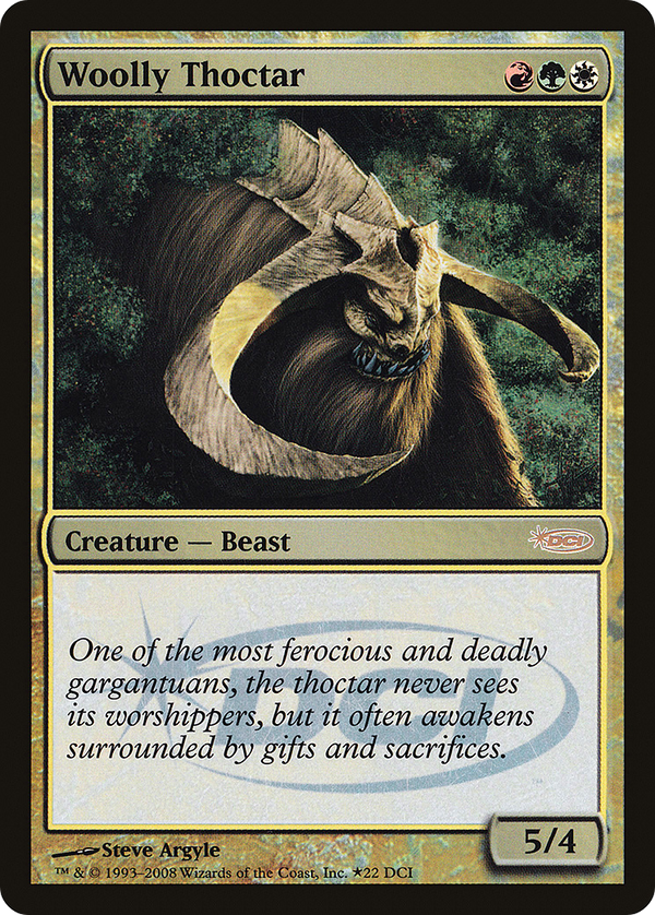 Woolly Thoctar (WPN-022) - DCI Promos Foil