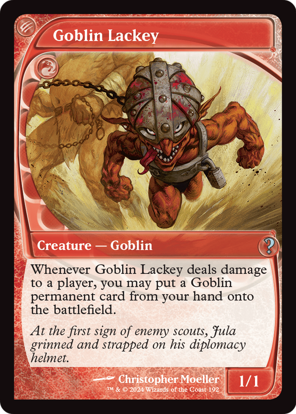 Goblin Lackey (Future Sight) (MB2-192) - Mystery Booster 2