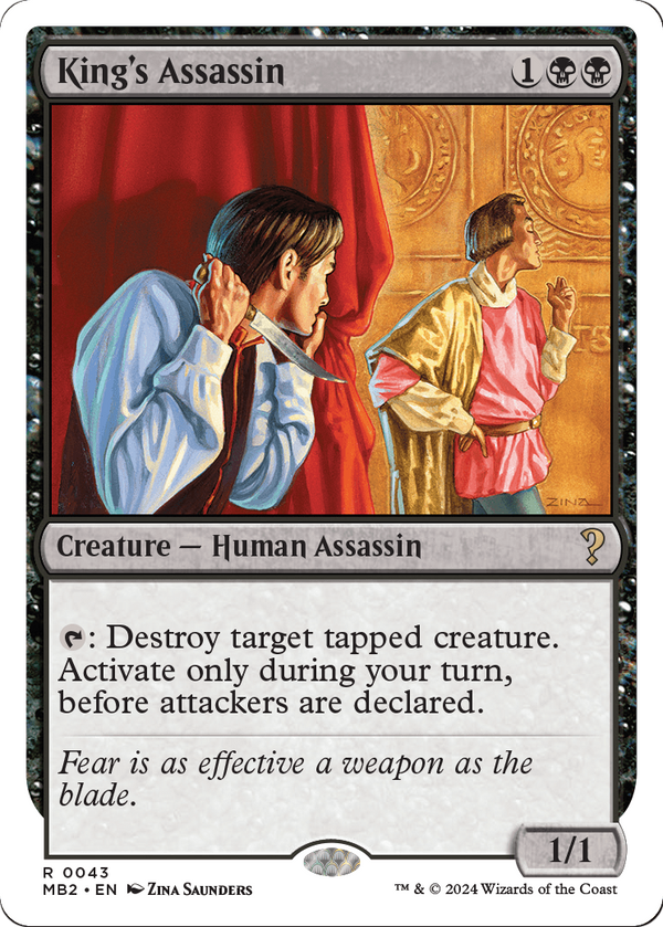 King's Assassin (White Border) (MB2-043) - Mystery Booster 2