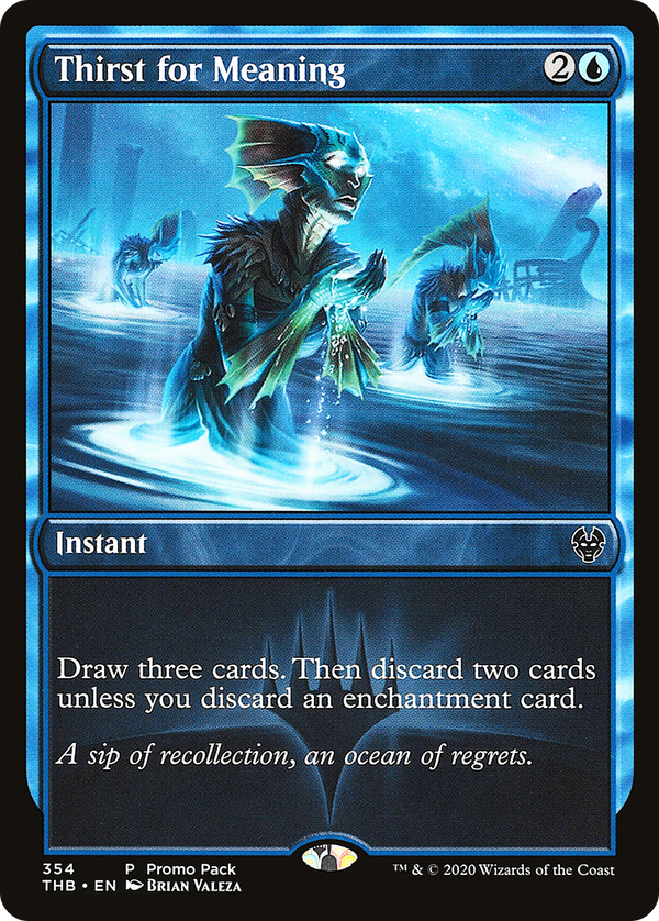 Thirst for Meaning (PPTHB-354) - Theros Beyond Death Foil