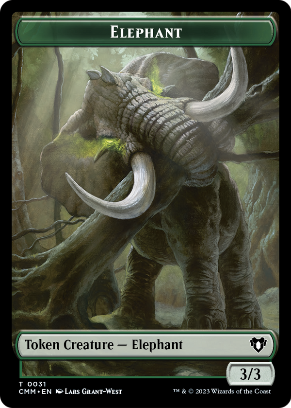 Elephant (TCMM-031) - Commander Masters Tokens Foil