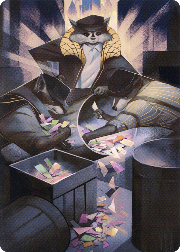 Masked Bandits // Masked Bandits (ASNC-069) - New Capenna Art Series (Borderless) Foil